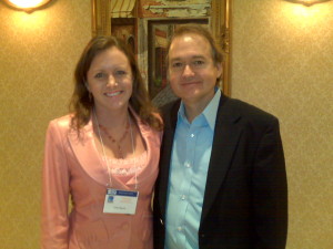 Coach Cheri Alguire with John Gray