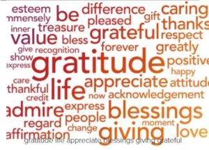 Thanksgiving and an Attitude of Gratitude