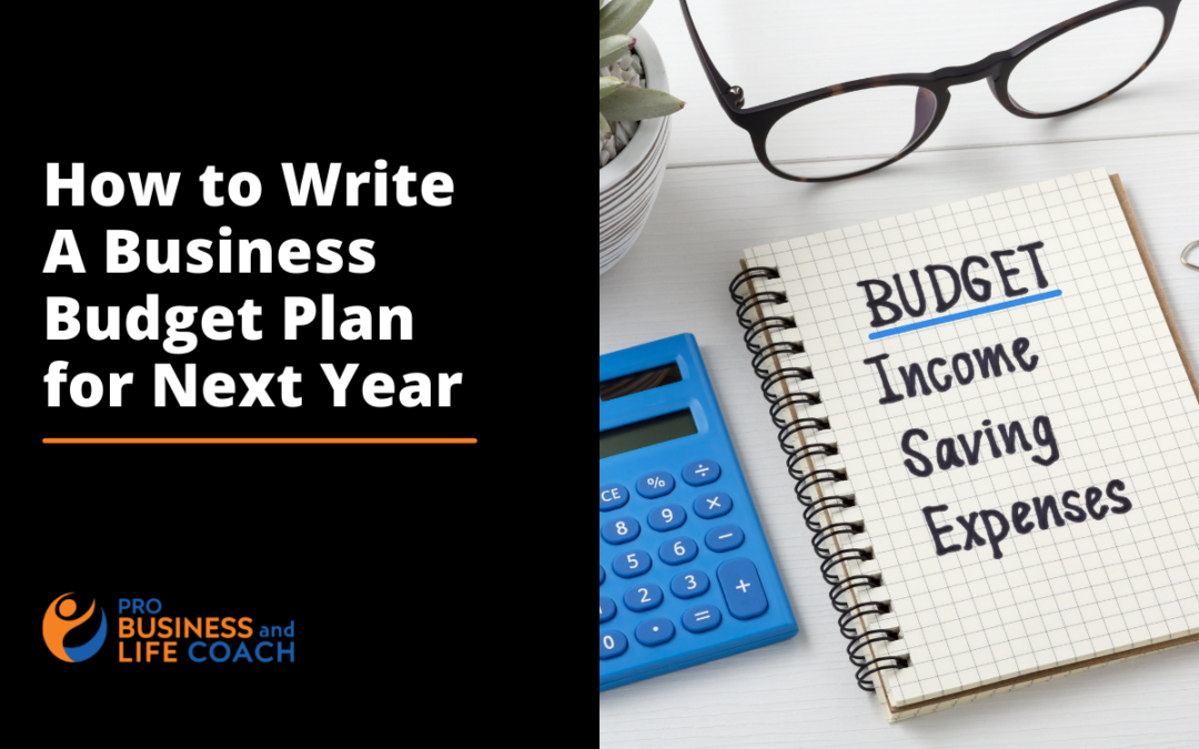How to Write A Business Budget Plan for Next Year