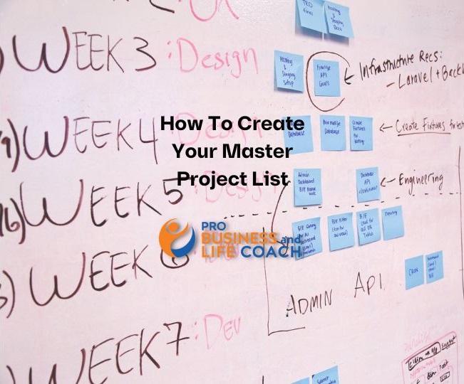 How To Create Your Master Project List